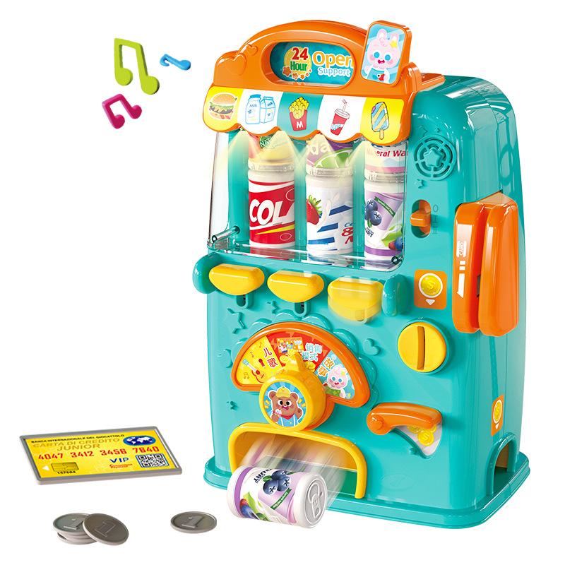 

Пятизвездочный Jingle Small Wu Автоматический монетоприемник для напитков Имитирует продажу детских игровых автоматов Игрушки зелёный