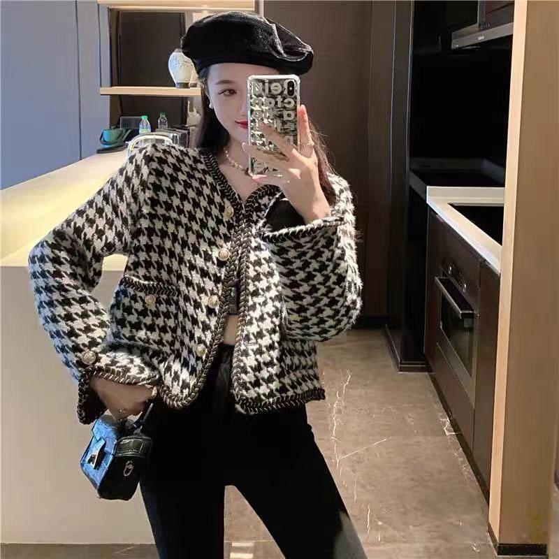 Куртка в сетку Thousand Bird женские кардиганы однотонный свитер новая весна осень — фото 4