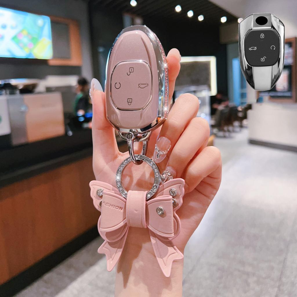 TPU Car Key Case Remote Cover Shell Holder Keychain Protector Fob For GAC Trumpchi Empow J11 J12 J13 J15 J16 GS8 GS4 GS3 Emzoom