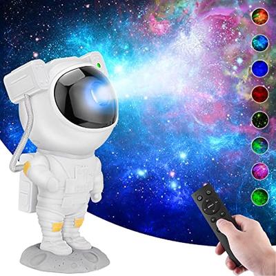 Nuevo Proyector de estrellas de galaxia con astronauta, luz de noche estrellada, nebulosa, galaxia, proyector espacial, nebulosa estrellada, regalo para niños y adultos para dormitorio
