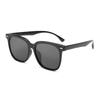 Stylish Large Frame Polarized Sunglasses - Slimming TR Square Design for Men & Women
