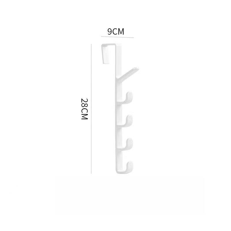1 adet Yatak Odası Kapı Askısı Giysi Askı Rafı Kapı Üstü Plastik Ev Depolama Organizasyon Kancaları, Çanta Askısı Çanta Rayları