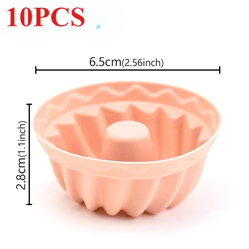 

10 шт. Силиконовая форма для торта, пищевой класс, форма для выпечки торта, кухонная посуда для приготовления пищи, формы для изготовления, силиконовые аксессуары для выпечки