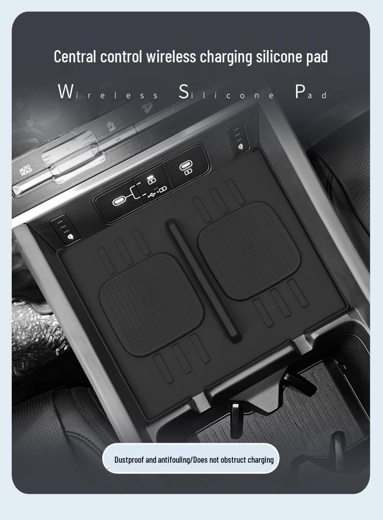 2024 Hyundai Santa Fe Wireless Charging Anti-Slip Console Mat