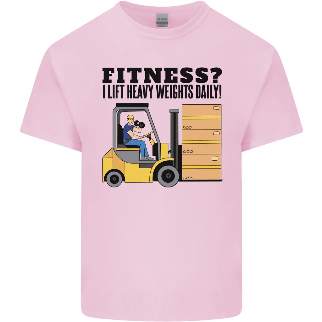 Forklift Driver I Lift Heavy Weights Funny Unisexs Light Cotton TShirt