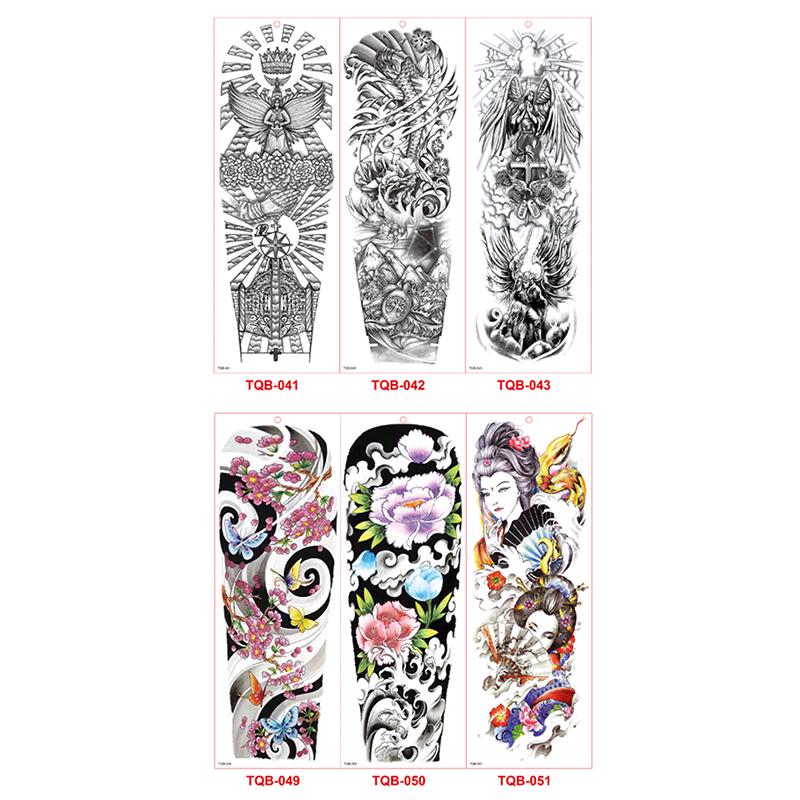 Wasserdichte 3D Männer Arm Tattoo temporäre Tattoos Aufkleber gefälschte Tatoo Körperkunst