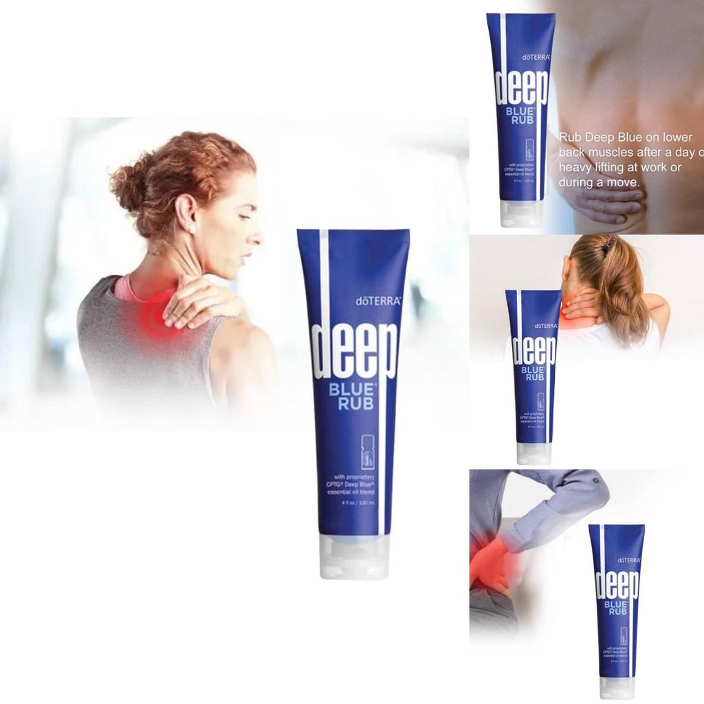 Soothing Deep Blue Rub Cream 120ml By For Effective Muscle Pain Relief