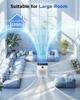 Air Purifiers for Home Large Room up to 2200sq.ft, Air purifier for Home Pets with Washable Filter