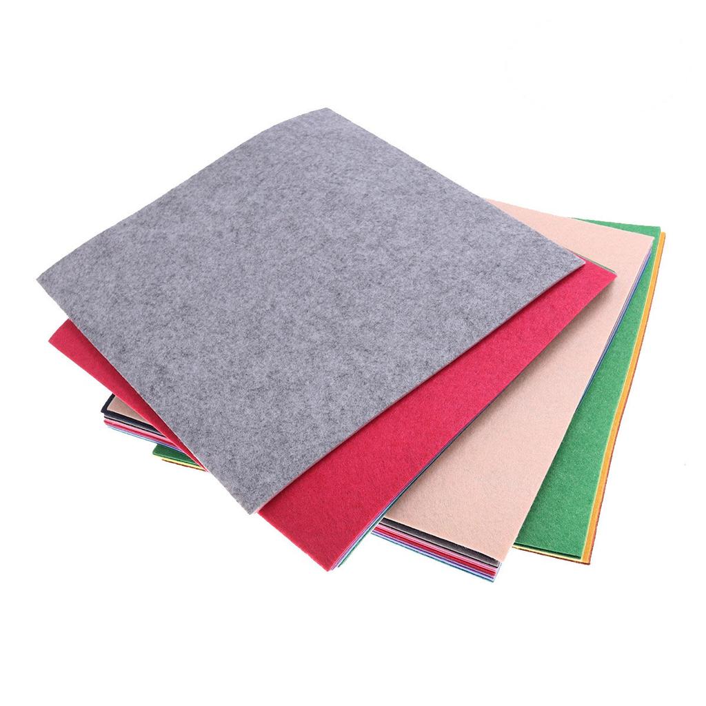40Pcs Multicolor Nonwoven Fabric Sheets for DIY Craft Felt Sheets 10x15cm Sewing Cutting Gluing Painting Material