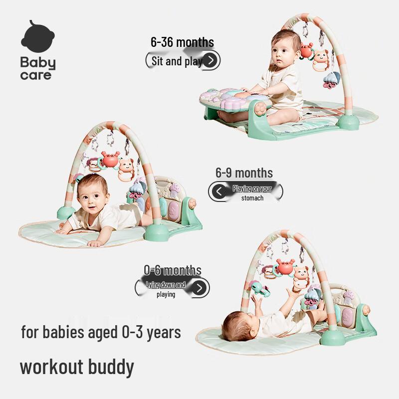 babycare Infant Activity Gym with Kick-and-Play Piano