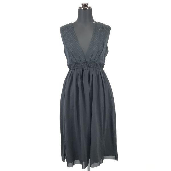 SHIPS Made in Japan Bolero & Chiffon Dress Setup Women S Black Formal Set(USED)