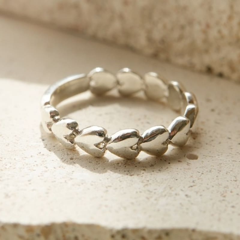 BELLOOGGI Heart Band Ring