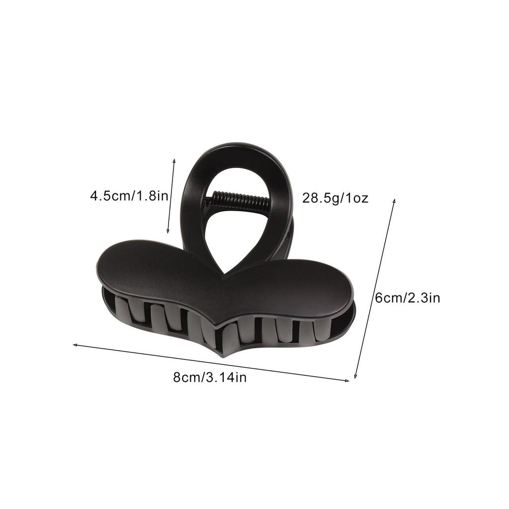 Elegant 2024 Heart Claw Clip for Women – New High-End Autumn/Winter Hair Accessory