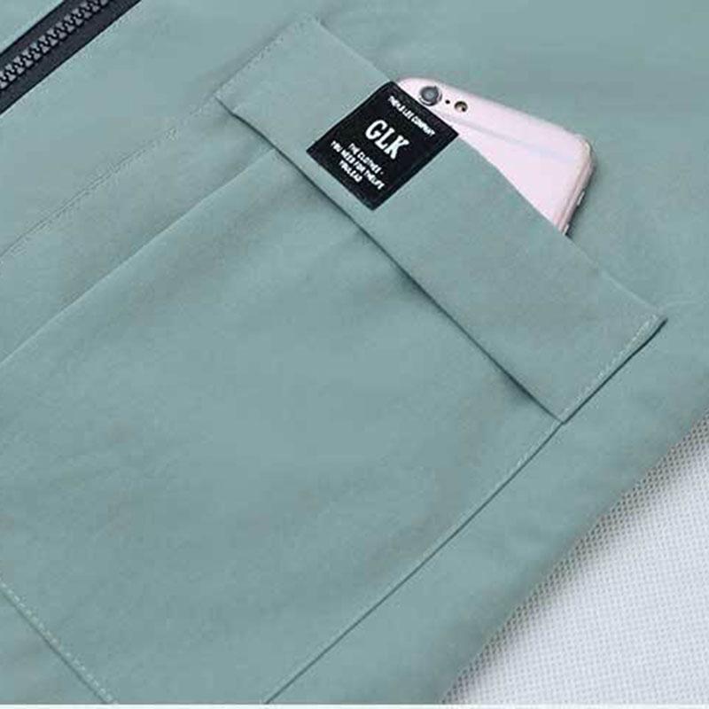 Women's Spring and Autumn No Printing Loose Double-sided Mid-length Baseball Uniform Plus Size Hooded Jacket Jacket