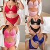 European Lace Push-up Plus Size Lingerie Set 8442 - Sexy and Fun for Women