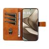 For Motorola Edge 50 5G Case Leather Geometric Line Wallet Phone Cover with Wrist Strap