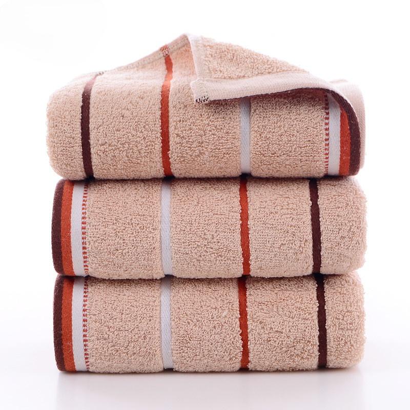 2pcs Cotton Face Towel 34*74cm Adult Soft Terry Absorbent Quick Drying Body Hand Hair Bath Towels Washbasin Facecloth Bathroom