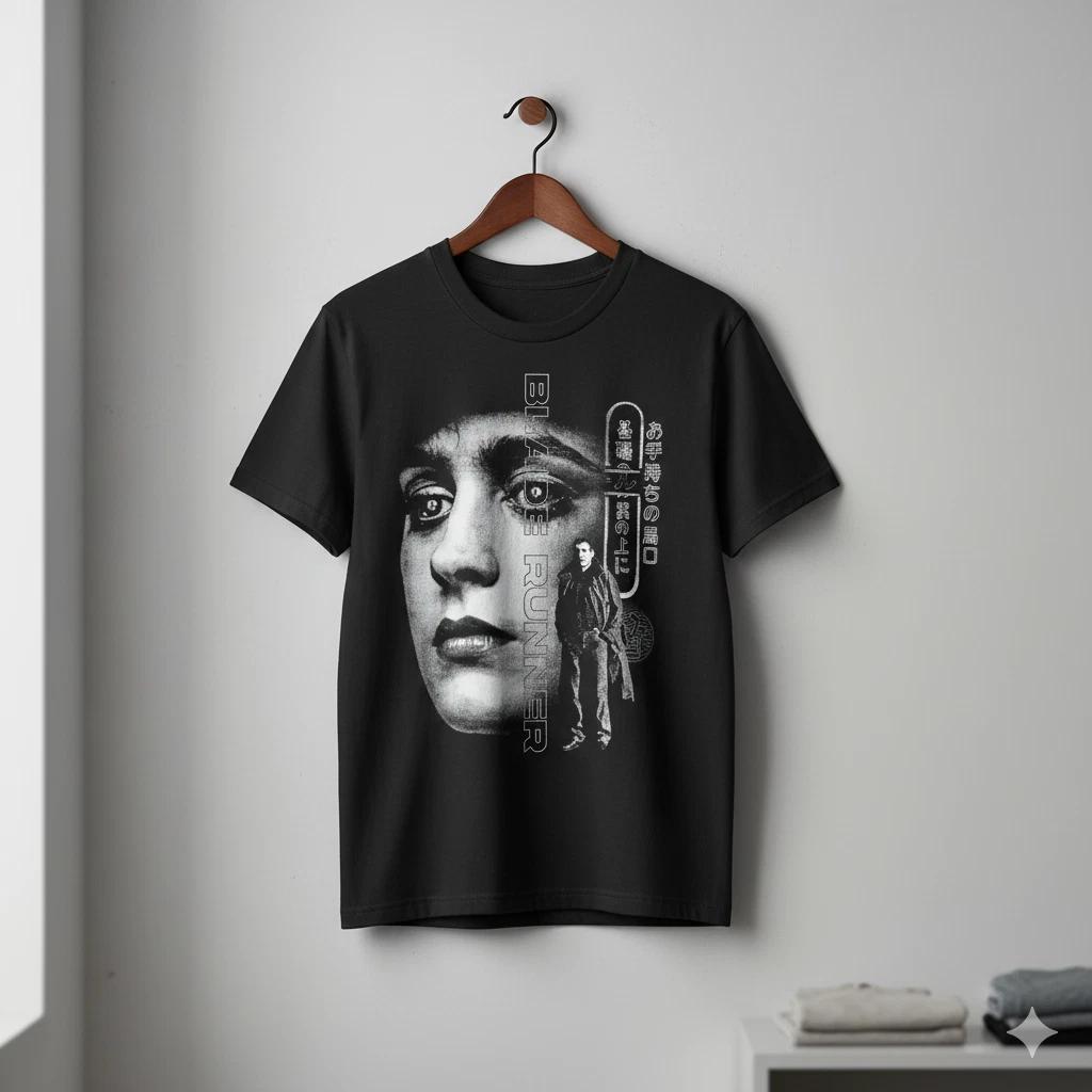 Unisex Adult Casual Movie Blade Rner Cyberpk Sci-Fi Movie Graphic T... XXL