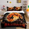 Halloween Themed Bedding Set Bedding set (1 duvet cover, 2 pillowcases, duvet not included)
