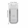 3 Brightness Levels LED Bookmark Light Warm White Light Portable USB Rechargeable Book Light Foldable Retractable Book Light