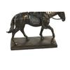 Figurine décorative - Cuivre - Cheval - 20 x 7 x 22 cm - Paulownia - Intérieur
