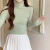 Turtleneck Sweater Casual Pullover Fashion Women Autumn Winter Korean Knitted Thick Sweaters Bottom Sweater Woman Jumper 29559