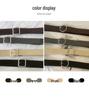 Unisex Korean Style Canvas Belt with Elastic Waistband and Pin Buckle