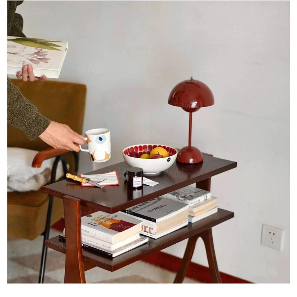 Danish Nordic Design Bedside Lamp with Wireless Charging