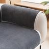 Corn Fleece Four Seasons Universal Sofa Cover Sofa Pad Solid Color Plaid Sofa Mat for Living Room Non-Slip L Shaped Couch Cushion
