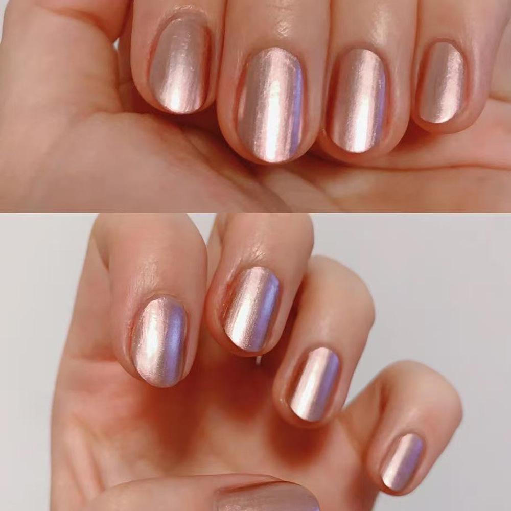 

Лак для ногтей с эффектом «битого стекла» в стиле инфлюенсеров - Не требующий сушки, Стойкий, Снимаемый пленкой, На водной основе, Ослепительный лак для ногтей для профессионалов. 8ml