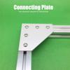 4pcs Outside Mounting L Shape Corner Bracket Right Angle Connection Bracket  3D Printer Frame