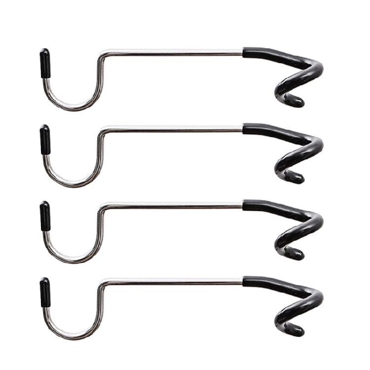 4Pieces Multifunction Hanging Basket Hook Hanger Tent Rod Post Strong Hanger