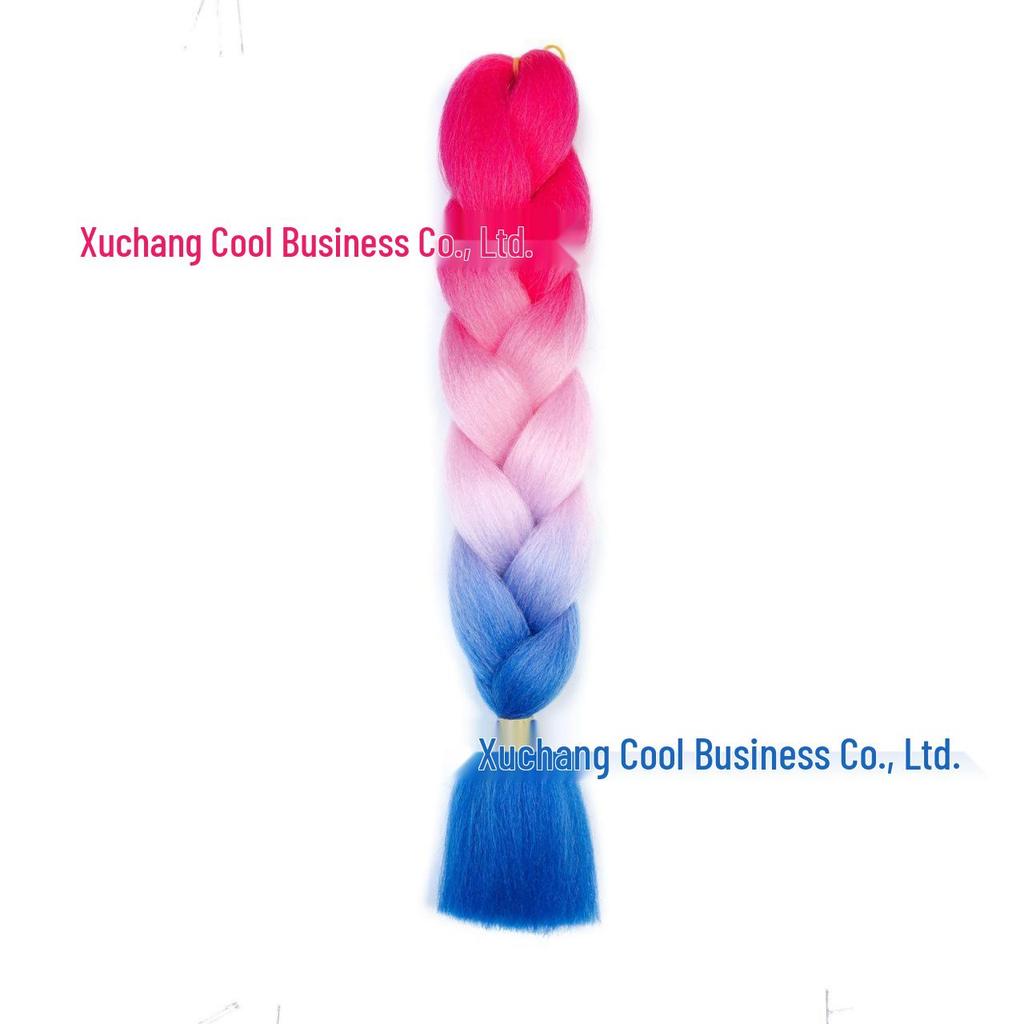 Three, Four, Five-Color Gradient High-Temp Fiber Jumbo Braid Material