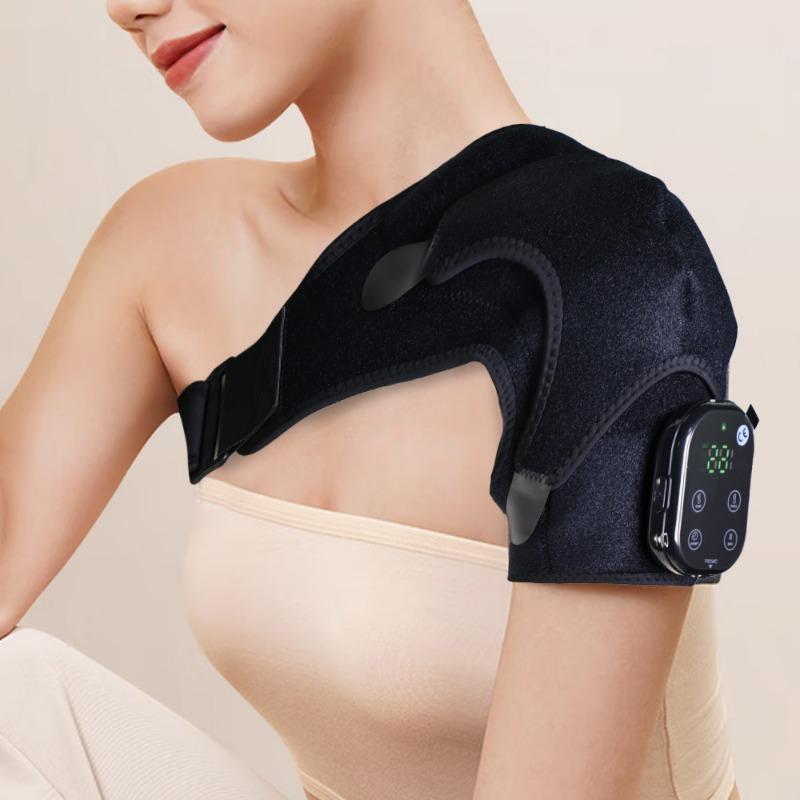 Electric Heating Massage Shoulder Pads Joint Shoulder Pads Vibration Hot Compress Red Light Physiotherapy Warm Sleep Shoulder Pads