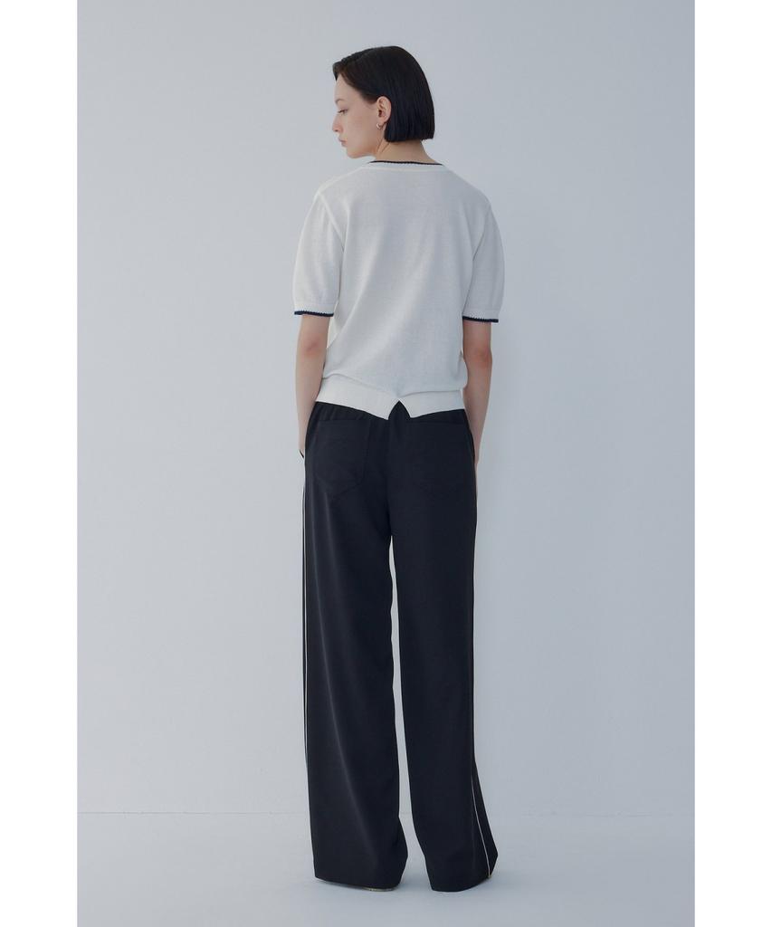 Bobeu Side Line Wide Pants_Black 7156230002