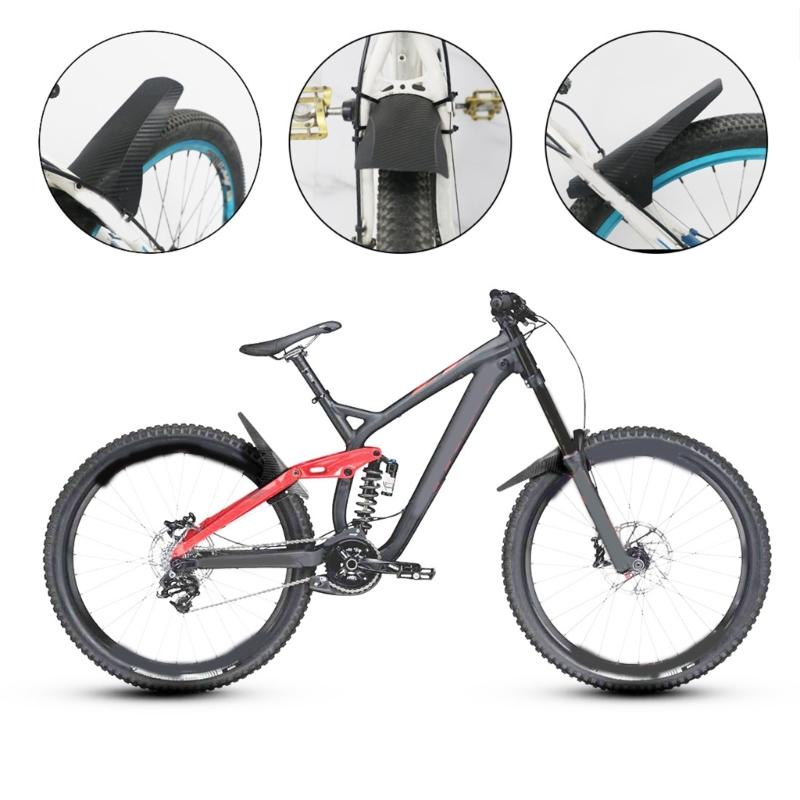 1 Set of Bicycles Front Rear Mud Guard for Mountain Bikes Bicycles Mud Guard Adjustable Bicycles  Front Rear Mudguards