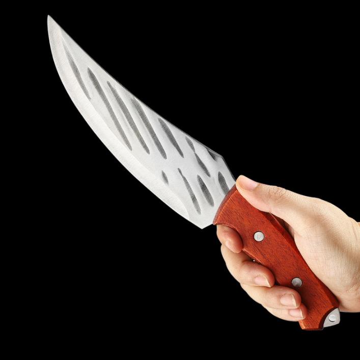 Forged Boning Knife Butcher Knife Stainless Steel Kitchen Knife Skinning Knife Hunting Knife