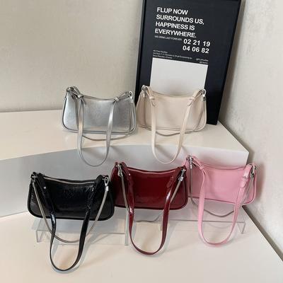 Modische Textur-Einschulter-Unterarmtasche Damen Sommer Neu Einfach Täglich Arbeit Pendler Tasche