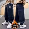 Boys' Fleece-Lined Corduroy Sweatpants - 2024 Autumn/Winter Sports & Casual Style