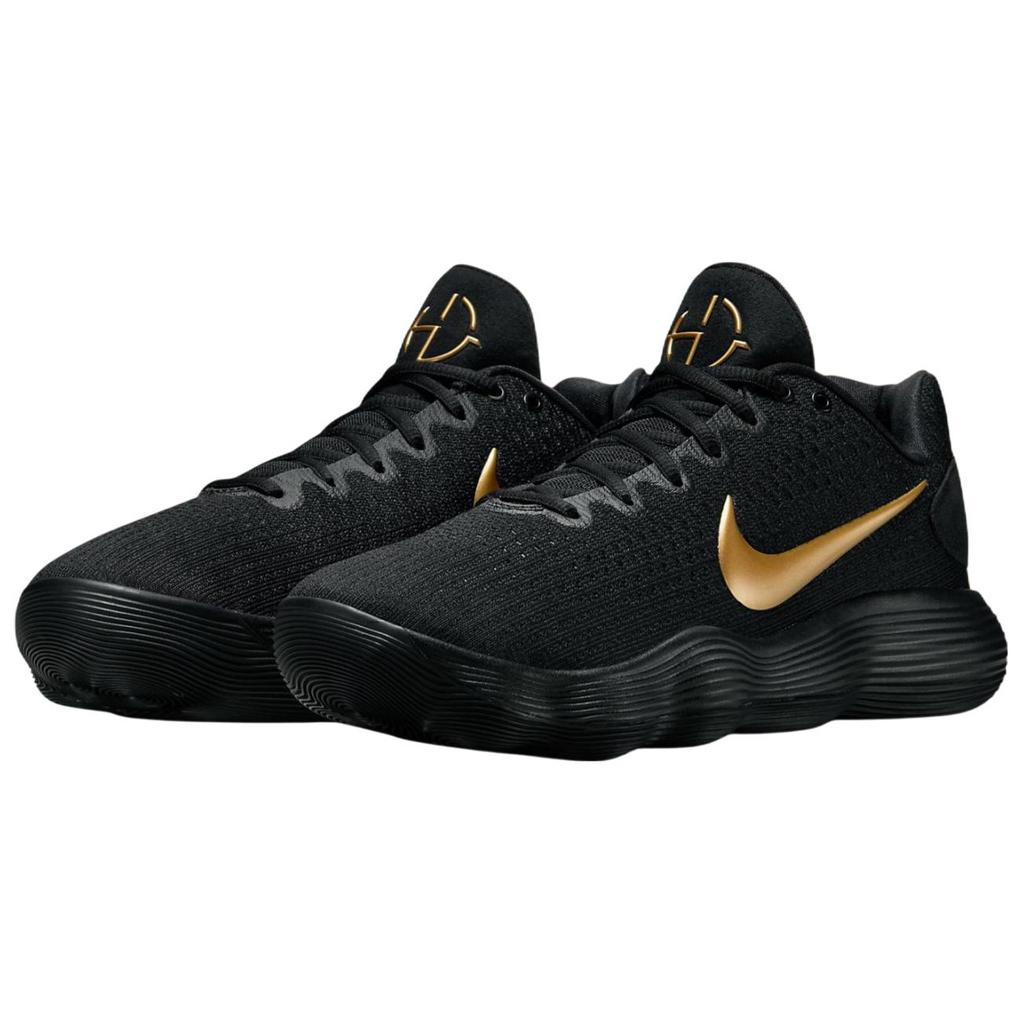 Nike Hyperdunk 2017 Anti Slip Wear Resistant Low Top Basketball Shoes Unisex Black Sneakers IH0634-070
