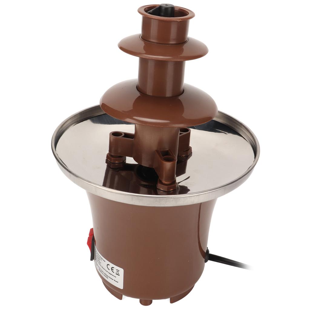 Chocolate Fountain 45 Celsius  Heating 35W Portable Mini Chocolate Fondue Fountain for Home Gifts