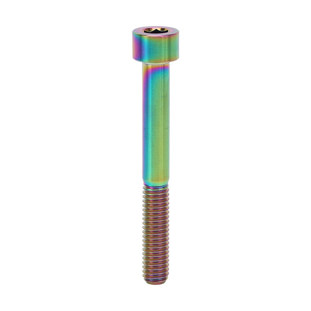 M6x50mm Bike Stem Screw Attractive Titanium Alloy Bicycle Handlebar Stem Screw for Outdoor Colorful