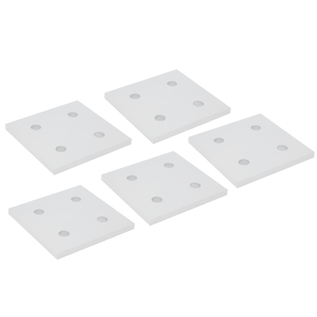 5Pcs 4?Hole Vertical Connecting Plate for Aluminium Extrusion Profile Joining Board8080
