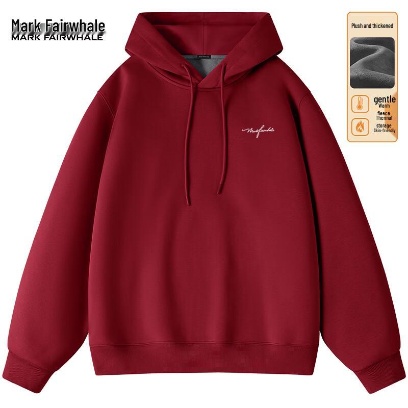 Mark Fairwhale Unisex Fleece-Lined Hooded Sweatshirt 4XL