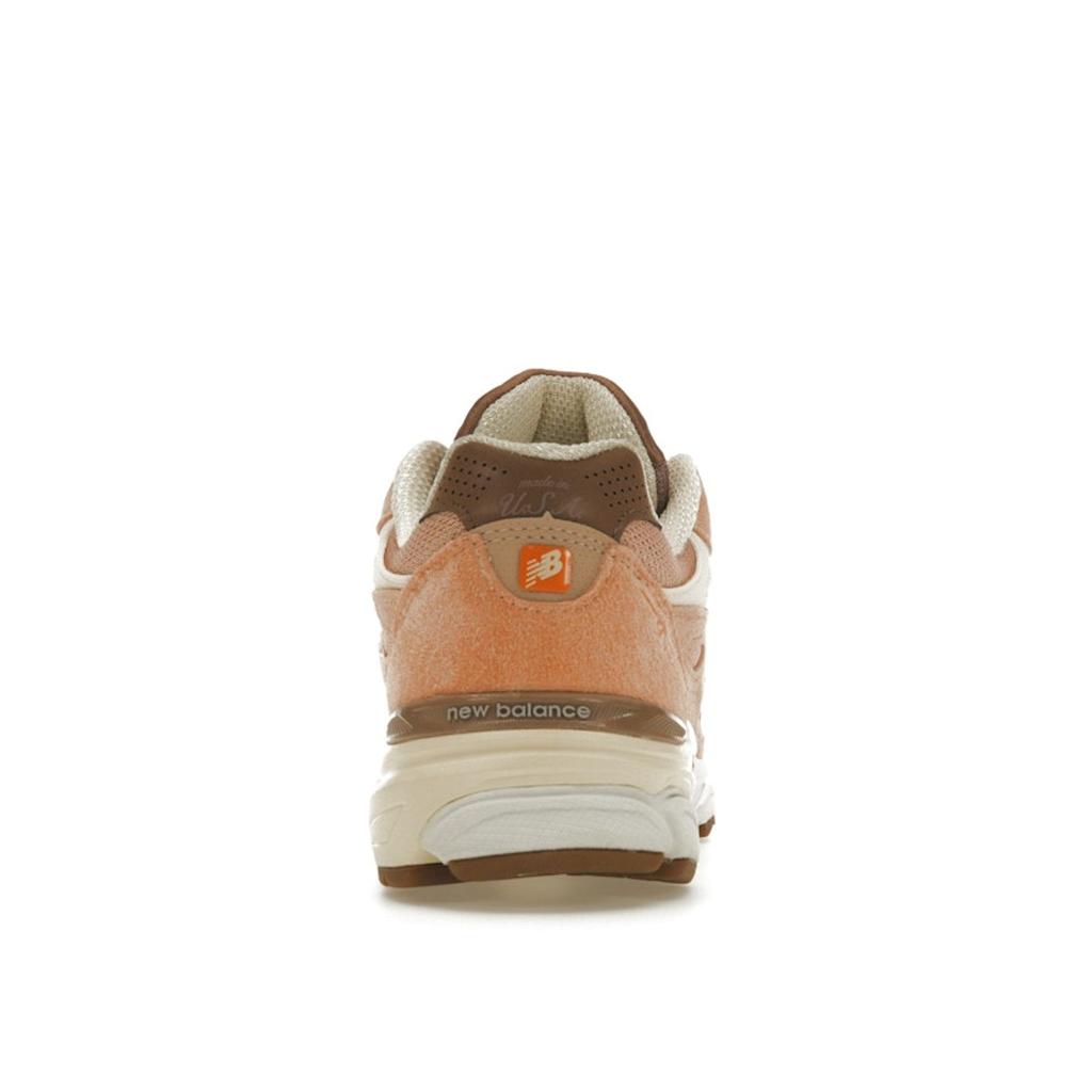 New Balance Size? X 990v3 Made In USA Keepin It Running Unisex Sneakers Pink Orange Cream M990SZ3