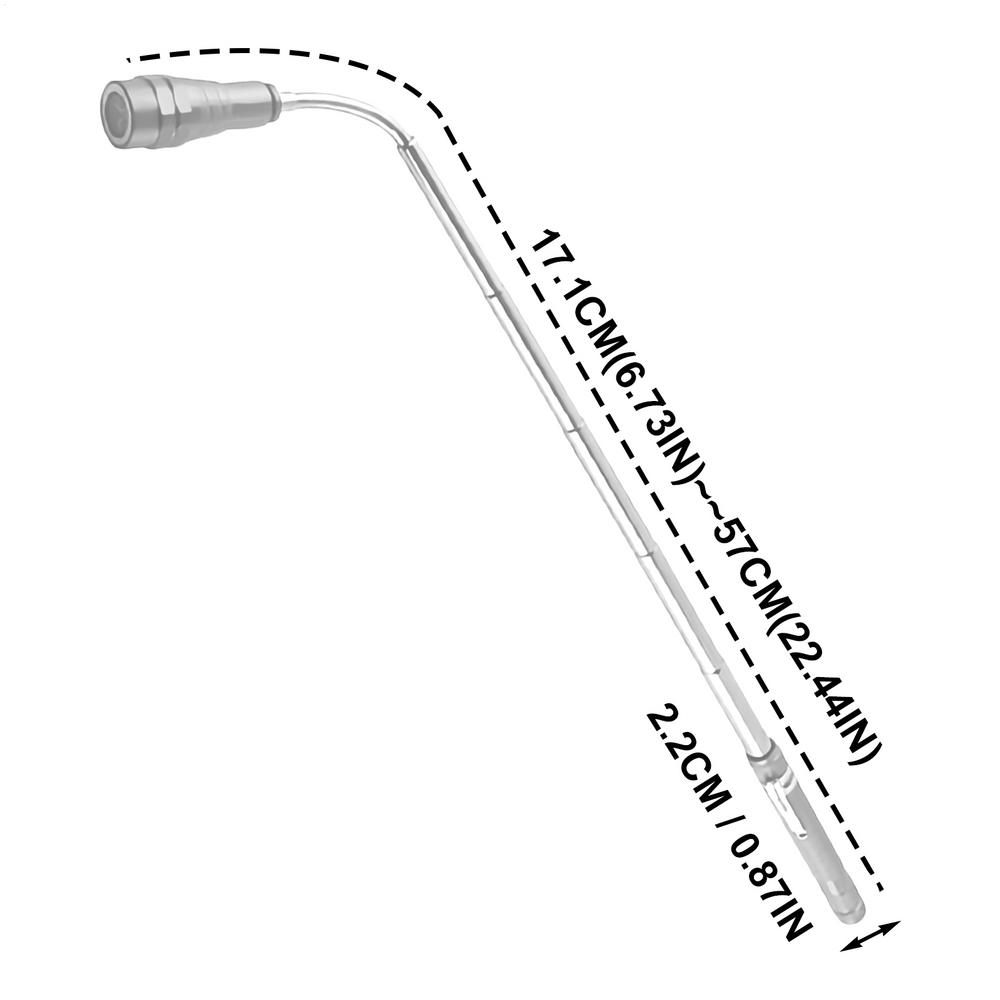 Magnet 3 LED Magnetic Pickup Tool Telescoping Flexible Extensible Led Flashlights Perfect Mechanical Pick- Up Tools Gifts