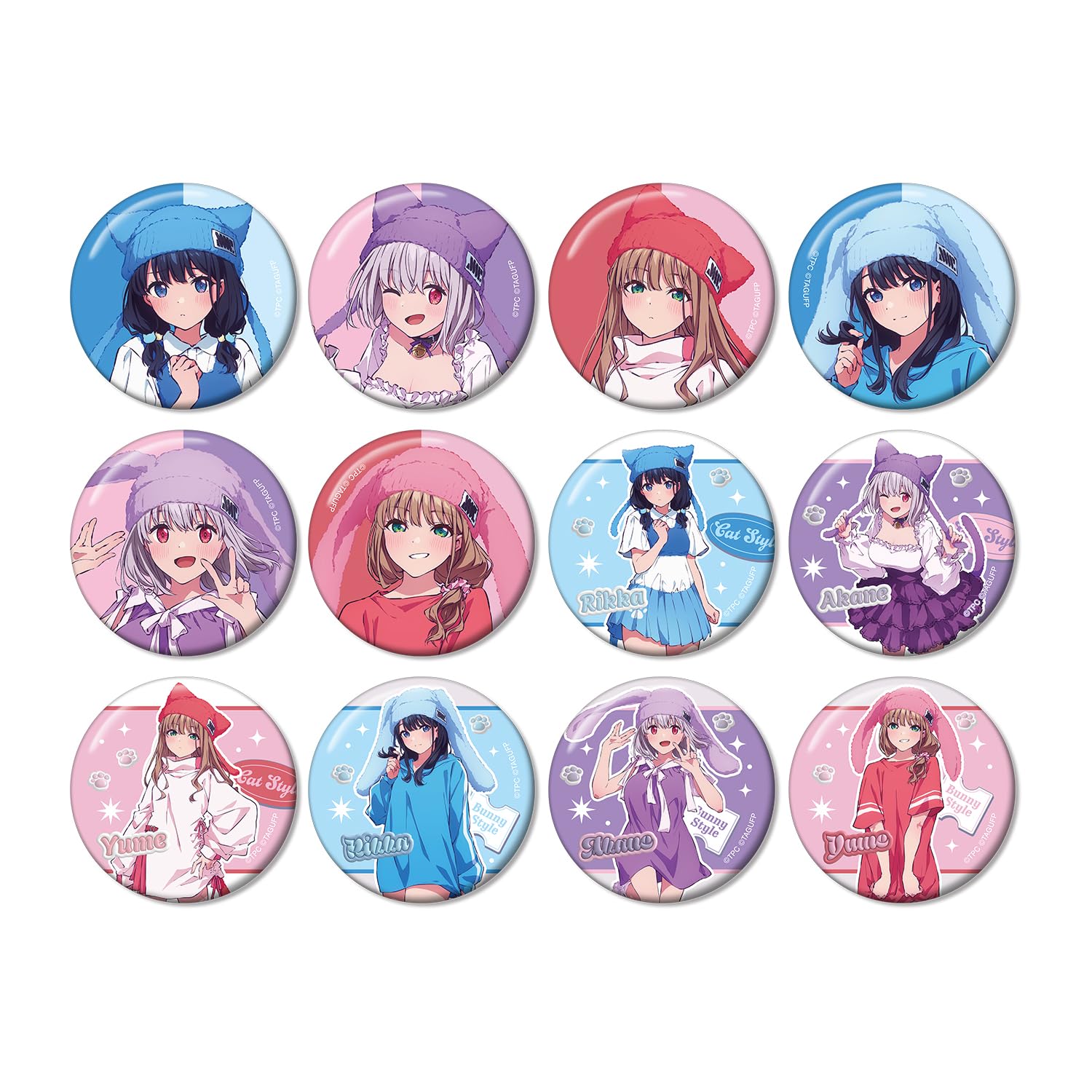 Gridman Universe Оригинальная версия костюма животного. Коробка с 12 торговыми значками