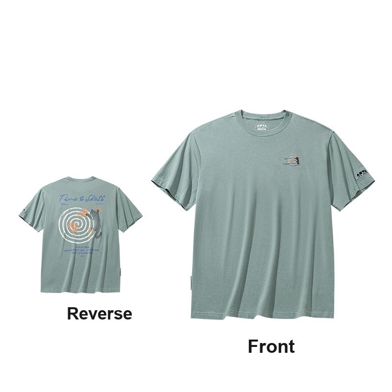 Anta Simple Fashion Comfortable Breathable T-Shirt Men tops 152628120-4