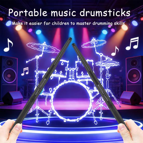 1 Set Air Drum Kit with Drumsticks Pedals Audio Converter Speaker 3D Motion Sensing Electric Drum Beginners Virtual Drum Percussion Instrument