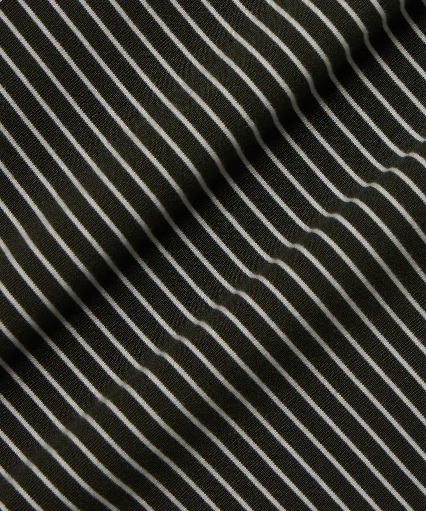 USPOLOASSN Long Sleeve Double-Fleece Gray Stripe